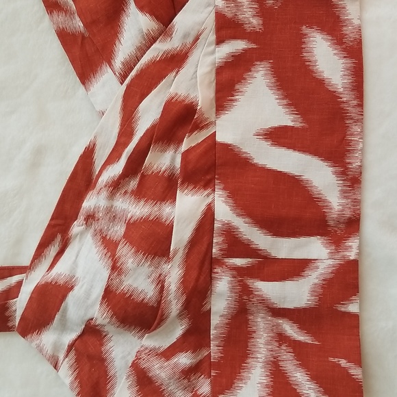 Banana Republic womens linen blend cropped crossover tank sz 18 - Picture 7 of 7